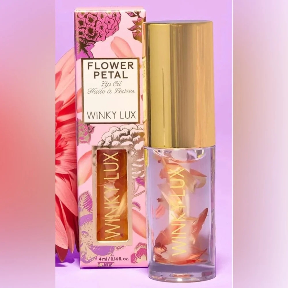Winky Lux Flower Petal infused Lip Oil 2 pack‎ new
